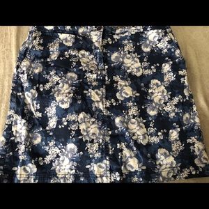 Karen Scott Floral Skort